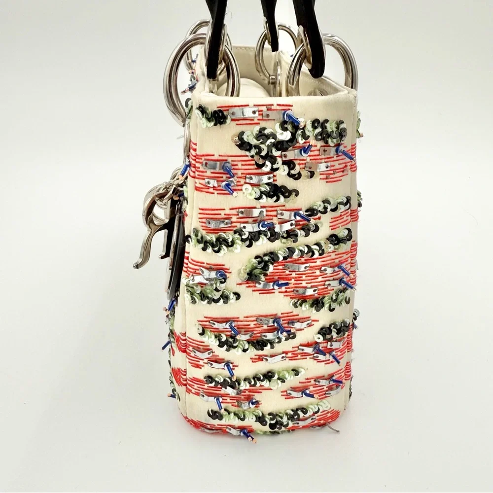 Lady Dior Satin Mini Christian Dior Bag - Picture 5 of 9